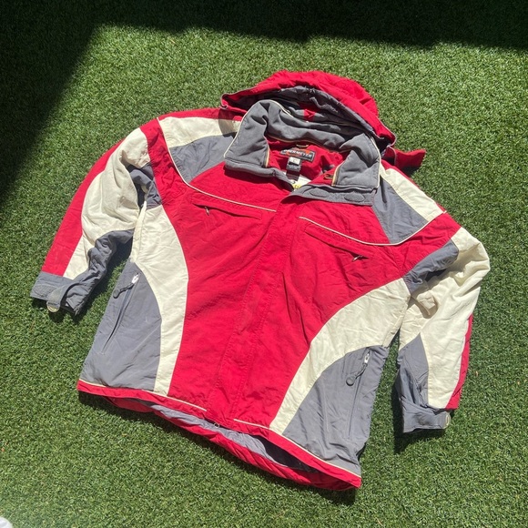 VTG 90’s Obermeyer Mens Red Winter Jacket - Picture 2 of 5